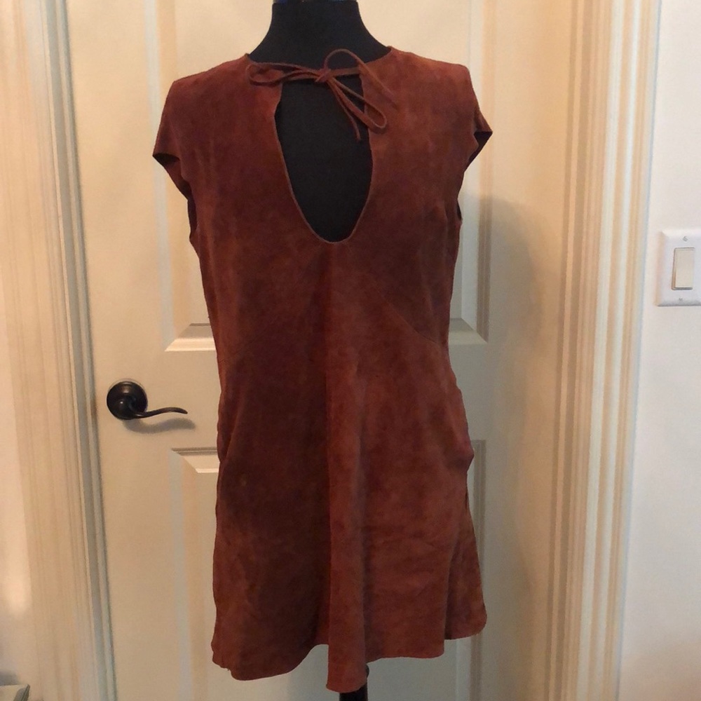 free people suede dress